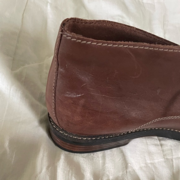 Clarks Men's Paulson Mid Chukka Boot Mahogany Leather, Size,  12M US /11 UK - Picture 6 of 11